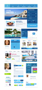 城市度假酒店UI套件Behance