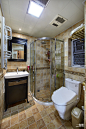 卫浴 洗手间 卫生间 浴室 干湿分离 
60方打造三室两厅