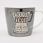 Coffee Specialist Mug  : The new Specialist range by Martin Wiscombe is a traditional range designed to imitate vintage signs with a deliberately worn effect in the print and bought together with gorgeous muted colours to suit any home. The Coffee mug has