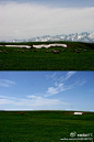 【天边的吐尔加辽高山牧场：苏格兰式牧场】新疆裕民县野巴旦杏吐尔加辽牧场，号称瑞士风光，苏格兰式牧场。登高远望，眼前巴尔布鲁克山，山峦叠嶂，白云缭绕，低处色彩斑斓，青青草场羊群，牛群，马匹在那里悠闲的吃草，此时你会感到，这是大自然与人类完美的融合。
