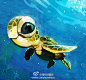 【#每日一涂 by 雪娃娃# 】20120829——自然界里平均1000只海龟蛋只能存活下1只海龟。小海龟是靠听寻海声辨别海的位置，但有时也会走到附近树林里，并且在寻找途中遇到各种危险，我们做的就是安全将它们引向大海。加油，宝贝们！剩下的就靠你们啦！ 原文地址：http://weibo.com/1401228872/yzkiZ3bb8