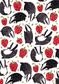Woodland Animals Patterns : A series of pattern prints of woodland creatures