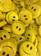 smiley foiled chocolate discs