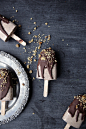 #Recipe: Raw #Chocolate, Banana and Peanut Butter Ice Pops