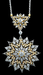 BUCCELLATI Two-Tone Diamonds Necklace