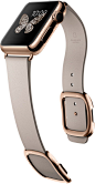 Apple Watch Edition in 38-MM18k rose gold and rose grey modern buckle 38-MM - release early 2015