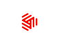 Data logo play icon abstract symbol data