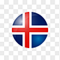 冰岛国旗图案png图标元素➤来自 PNG搜索网 pngss.com 免费免扣png素材下载！冰岛#国旗图标#国旗icon#国旗图案#圆形国旗图案#欧洲国家#