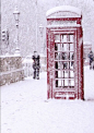 下雪天，伦敦