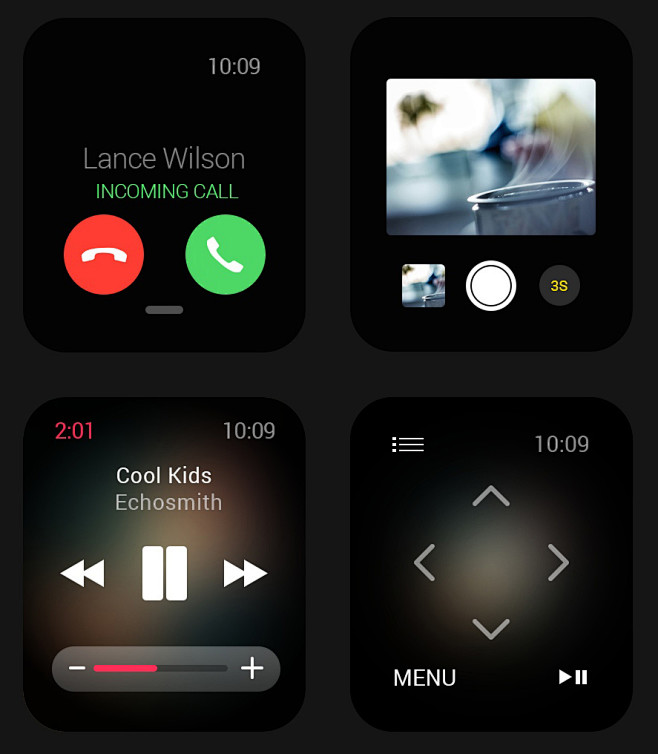 苹果手表ui界面设计Apple Watc...