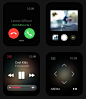 苹果手表ui界面设计Apple Watch GUI