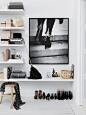 Closet shelving: 