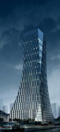 Icon Yunduan Tower, Chengdu, China by Pes-Architects :: 47 floors, height 192m