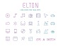 Elton iconset