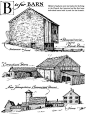 From: ABC Book of Early Americana | Sketching - Buildings & Scenes