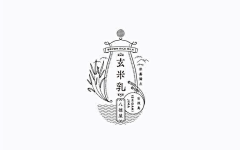 蓝咘噜采集到中式logo