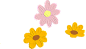 春夏油画棒质感花朵贴纸-菊花组合