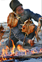 新疆的烤鱼 

