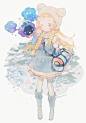 Tags: Anime, Pechika, Pokémon Sun & Moon, Pokémon, Cosmog, Vulpix, Lillie (Pokémon)