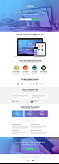 Unbounce landing page template from Themeforest