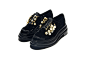 美国Jeffrey Campbell黑色绒面舒适轻便串珠系带高水台单鞋16新款-tmall.com天猫