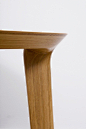 Fawn End Table Oak