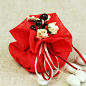 喜糖袋子 彩色爱袋-喜悦红 欧式婚礼创意喜糖盒批发-淘宝网