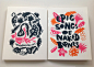 Epic Songs of Naked Bones : 3-color silkscreen book, size 7"x9", edition of 26. 