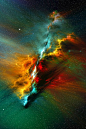 Serenity Nebula by `Casperium- amazing! Just look at the colors. I love space!