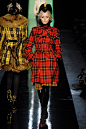 Jean Paul Gaultier red plaid trench#采集大赛#