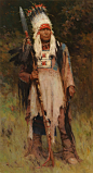 [转载]旅美画家 Z.S.LIANG 和他的印第安人油画（2）_叶惠美_新浪博客