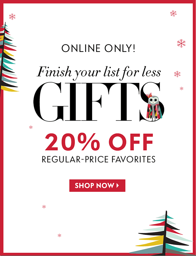 20% Off Gifts