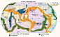 世界火山和地震分布图