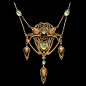 Jean-Etienne Dimanche Art Nouveau necklace