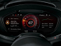 Instrument cluster concept (e-tron) by bjoern maser: 