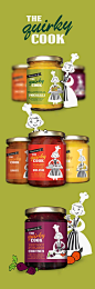 The Quirky Cook jar #packaging and label design: 