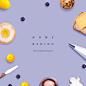 自制早餐 营养膳食 烹饪食材 美食主题海报设计PSD tiw036a43504