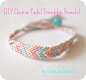 DIY Chevron Pastel Friendship Bracelet by claireabellemakes