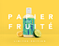 Kiehl's - Papier Fruité : Conceptual project - Fruity cut out paper sheets. Each color is representing a different fruit fragrance.