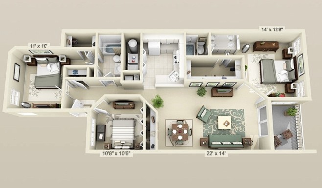 cool-3-bedroom-3d-pl...