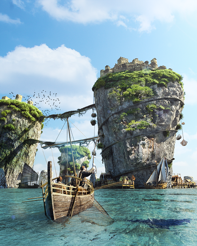  Cliff Island : 3D M...