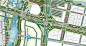 星湖大道-城市道路重要景观节点设计平面图