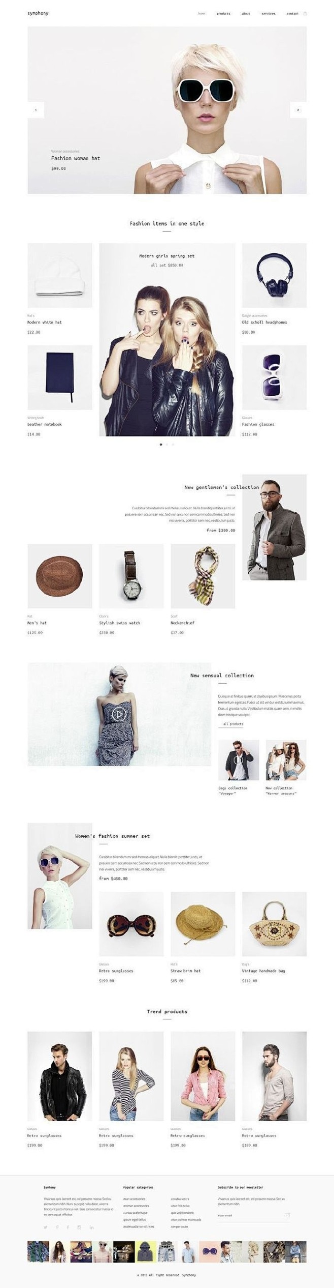 简洁时尚大气的网页版式设计精选，来点灵感...