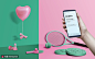 羽毛球 乒乓球 球拍 粉色气球 购物海报设计PSD ti289a13808广告海报素材下载-优图-UPPSD