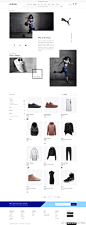 一个服饰类电商网页设计作品 Brand Page Concept 01 by Quintin Lodge ​​​​