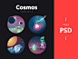 Cosmos - free icon set 2