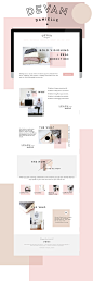 Devan Danielle Branding + Go Live in 5 Web Design :  

I loved every minute of this design process. Devan Danielle is a brand 
coach for girl bosses and was launching a cool community as well as some 
new coaching classes. Devan created her own brand dire