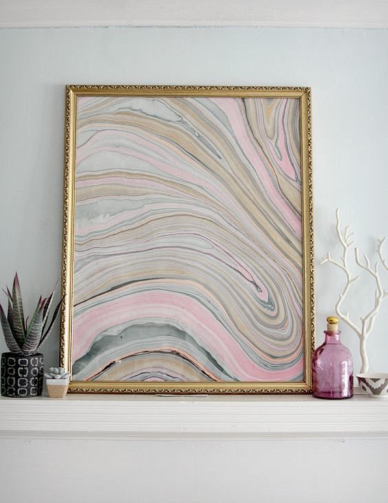 marbled paper: 