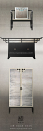 新中式家具（现代中式家具）- 斗拱椅，斗... #chinesemodernfurniture