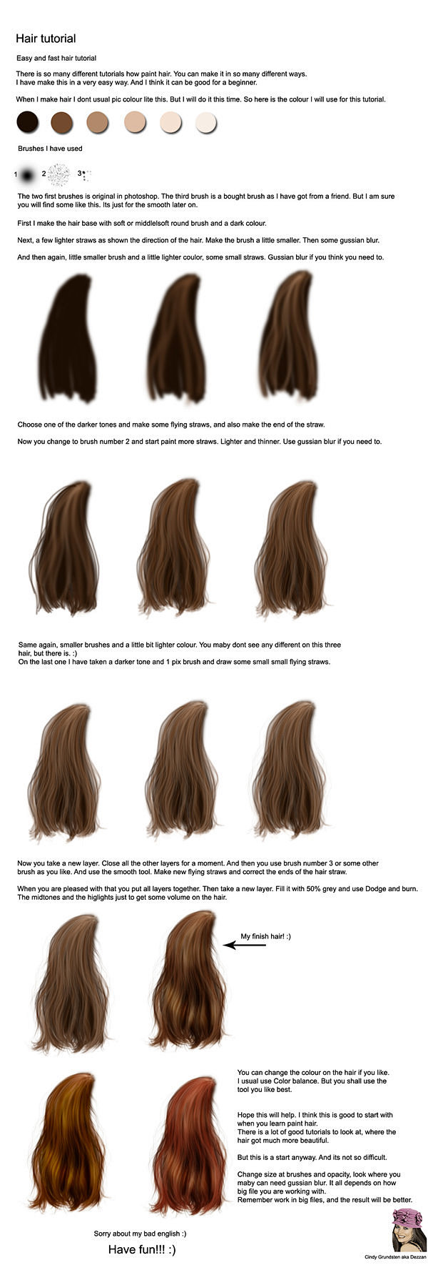 Hair tutorial by Cin...
